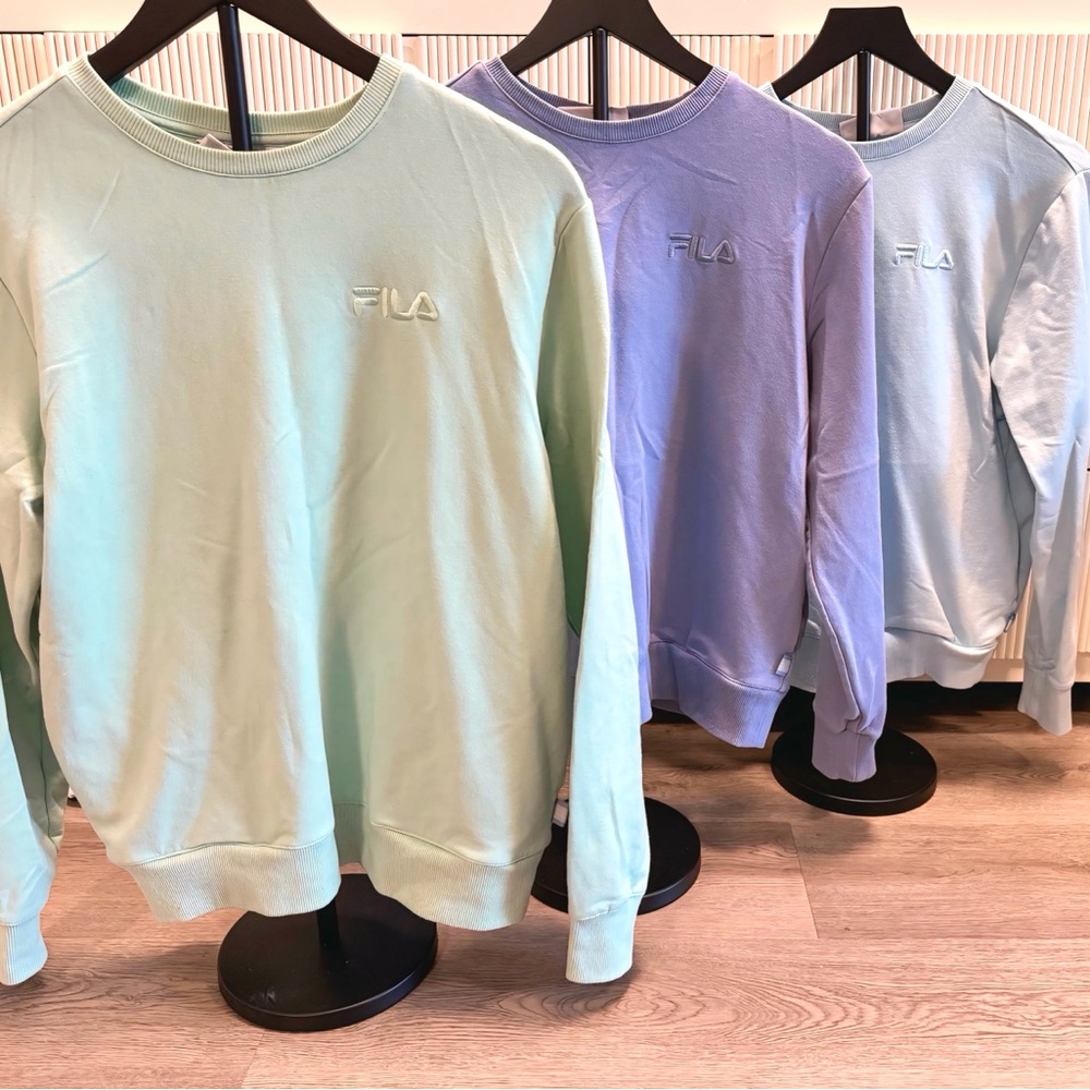 Fila Green and Purple Sweatshirts & Hoodies